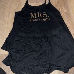 Mrs always right pj set